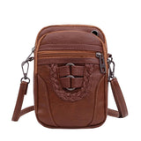 High-capacity Shoulder Bags PU Women Mobile Phone Bags Mini Female