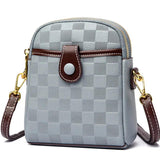 Women's Leather Crossbody Bag Classic Handbag Lady Small Messenger Bag