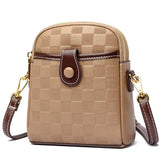 Women's Leather Crossbody Bag Classic Handbag Lady Small Messenger Bag