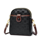 Women's Leather Crossbody Bag Classic Handbag Lady Small Messenger Bag