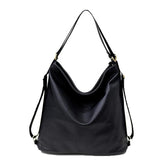 Women's Washed PU Leather Multifunctional Shoulder Bag