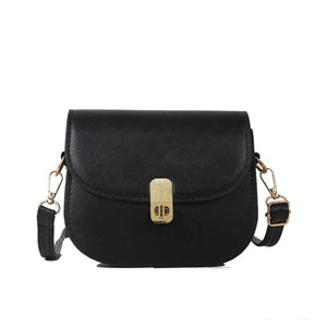 Retro Women Shoulder Bags Square Crossbody Bags Texture Solid Casual Bags