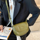 Women PU Leather Shoulder Bag Retro Small Crossbody Bag Female Casual Ins Messen