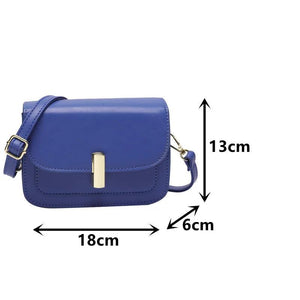 Women's PU Leather Crossbody Bag Small Messenger Handbag