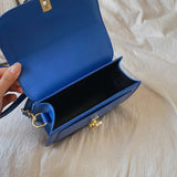 Women's PU Leather Crossbody Bag Small Messenger Handbag