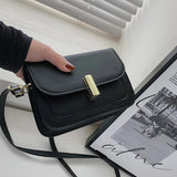 Women's PU Leather Crossbody Bag Small Messenger Handbag