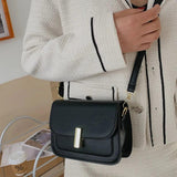 Women's PU Leather Crossbody Bag Small Messenger Handbag