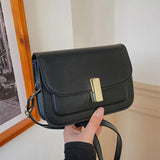 Women's PU Leather Crossbody Bag Small Messenger Handbag