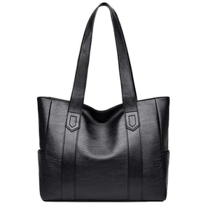 Women Top-handle Bags PU Leather Tote Bag Large Capacity Shoulder Bags
