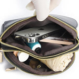 Women's Leather Crossbody Bag Small Flap Handbag