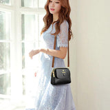 Women's Leather Crossbody Bag Small Flap Handbag
