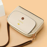 Women's Leather Crossbody Bag Small Flap Handbag