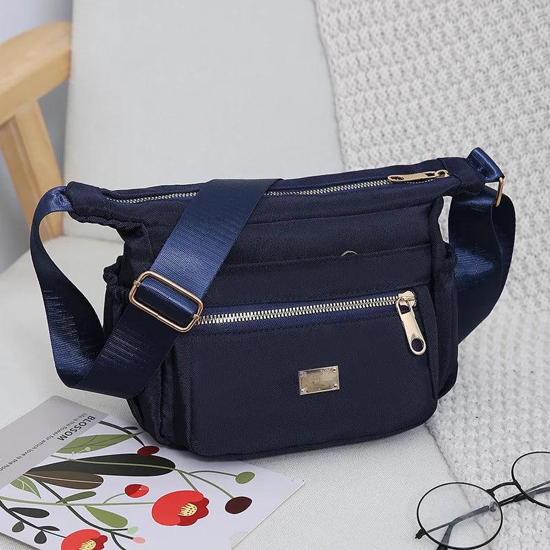 Women's Shoulder Bag Cross Body Bag Big Middle Aged Cloth Handbag