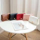 Small Square Bag Leather Shoulder Bag for Women