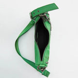 Women's Button Nail Shoulder Bag Rock Chain Crossbody Bag