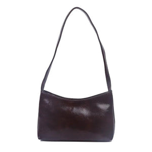 Retro PU Leather Underarm Bag Women Handbag