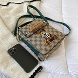 Cartoon Bear Shoulder Bag Autumn Winter Messenger Crossbody Purse Handbag