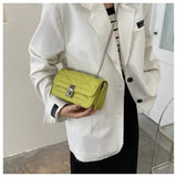 Women Chain Crossbody Bags Lock Embossing Famous High Sell Bag