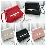 Red Square Shoulder Bag with Zipper Pocket and Chain Strap