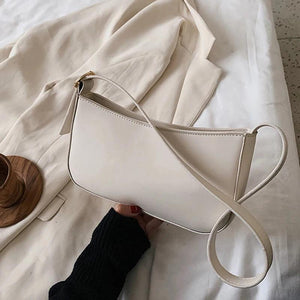 Small PU Leather Shoulder Bag Women Handbag Purses Travel Tote