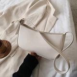 Small PU Leather Shoulder Bag Women Handbag Purses Travel Tote