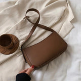 Small PU Leather Shoulder Bag Women Handbag Purses Travel Tote