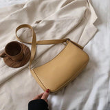 Small PU Leather Shoulder Bag Women Handbag Purses Travel Tote