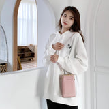 Small Crossbody Bags Women Mini PU Leather Shoulder Messenger Bag Yellow