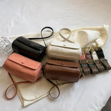 Vintage PU Leather Shoulder Bag for Women Handbags