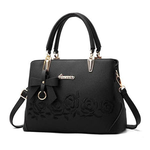 Vintage Leather Women Messenger Bag Top-Handle Purse Wallet Handbag