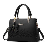 Vintage Leather Women Messenger Bag Top-Handle Purse Wallet Handbag