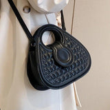 Vintage Crocodile Pattern Pu Leather Handbag Casual Women's Shoulder Bag