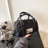 Women's Large Nylon Shoulder Bag