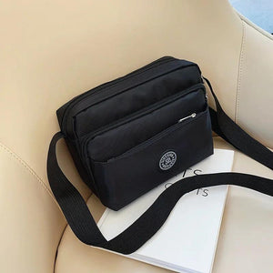 Women Shoulder Messenger Bag Nylon Large Capacity Waterproof Zipper