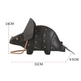 Dinosaur PU Leather Chain Crossbody Shoulder Bag Mini Clutch Purse