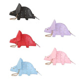 Dinosaur PU Leather Chain Crossbody Shoulder Bag Mini Clutch Purse