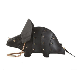 Dinosaur PU Leather Chain Crossbody Shoulder Bag Mini Clutch Purse