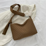 Women Shoulder Bags Diamond Crossbody Texture Shopping Casual Bag