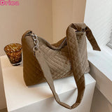 Women Shoulder Bags Diamond Crossbody Texture Shopping Casual Bag