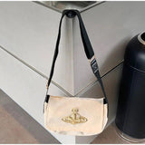 Women'S Canvas Bag Large-Capacity Saturn Shoulder Bag