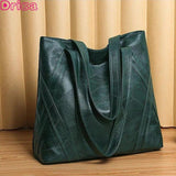 Vintage Shoulder Messenger Bags Casual High Capacity Bucket B