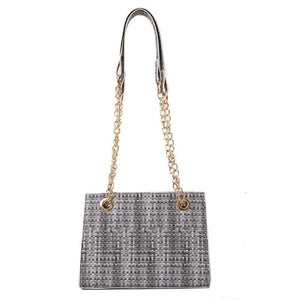 Large-capacity Chain Shoulder Bags Crossbody Contrast Colors
