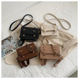 Retro Texture Handbags Chain Shoulder Bags Mini Square Bags