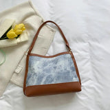 Denim Shoulder Bag Large Capacity Handbag