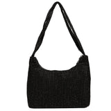 Bright Diamond Shoulder Bag for Women Casual Underarm Handbag