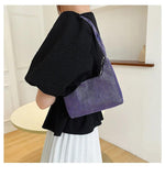 Bright Diamond Shoulder Bag for Women Casual Underarm Handbag