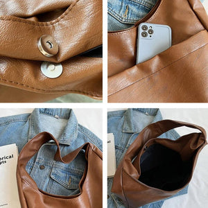 Women's Shoulder Bag Winter Fashionable 2-layer Tote Wallet Handbag