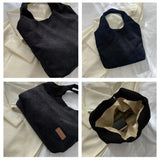 Women Fall Canvas Tote Underarm Shoulder Bags Large Capcity Bags