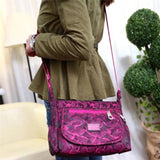 Waterproof Nylon Messenger Bag High Capacity Shoulder Bag