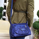 Waterproof Nylon Messenger Bag High Capacity Shoulder Bag